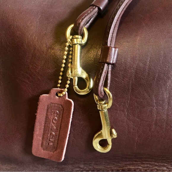 ❌SOLD❌Coach NYC Vintage Bonnie Cashin Era Basic Bag in Burgundy 9455 - Picture 2 of 12